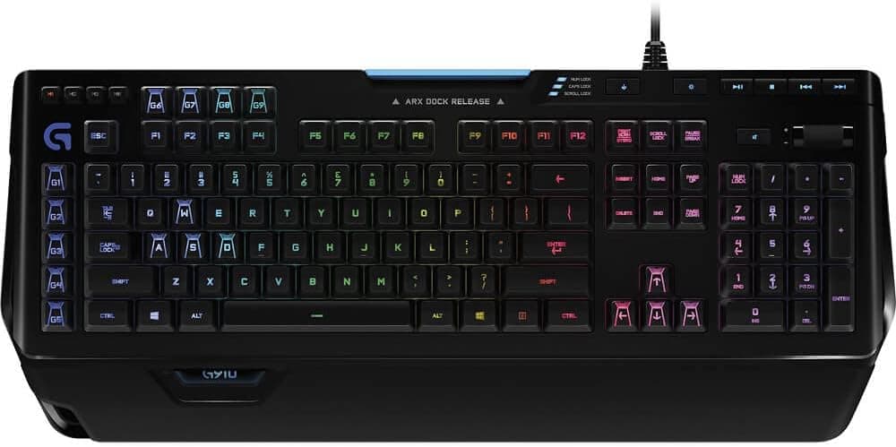 Logitech G910 Orion Spectrum RGB Mechanical Gaming Keyboard – Asmongold’s Iconic MMO Setup