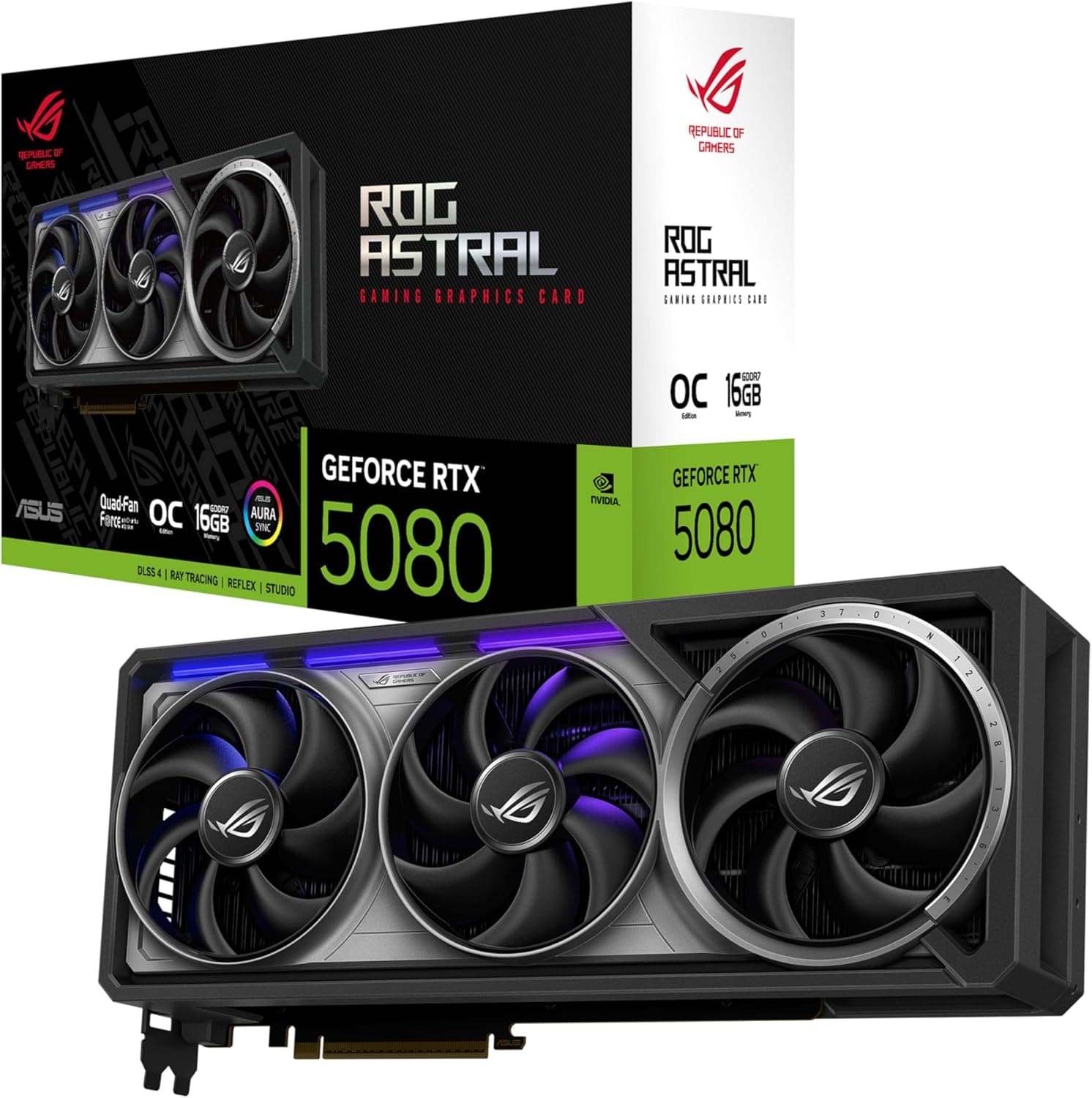 ASUS ROG Astral GeForce RTX™ 5080 - BurntPeanut Edition GPU